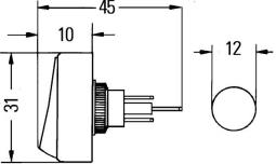 Switch HELLA 6EH 007 946-001