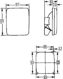 Reverse Light HELLA 2ZR 005 200-141