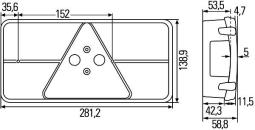 Tail Light Assembly HELLA 2VB 341 032-111