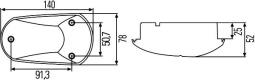 Auxiliary Direction Indicator HELLA 2BM 008 355-007