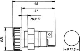 Control Lamp HELLA 2AA 008 594-021