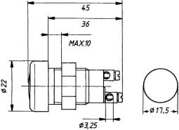 Control Lamp HELLA 2AA 008 595-021