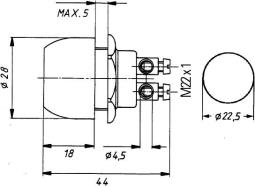 Ignition Switch HELLA 6JF 001 571-151