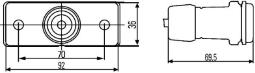 Side Marker Light HELLA 2PS 008 382-801