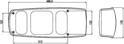 Tail Light Assembly Hella 2VP 007 502-121