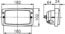 Headlight Hella 1AD 996 018-661