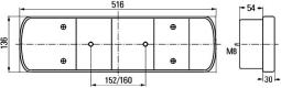 Tail Light Assembly Hella 2VD 008 205-021