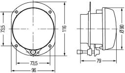 Cornering Light Hella 1N0 009 295-057