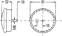 Position Light HELLA 2PF 997 045-011