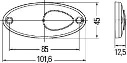 Side Marker Light HELLA 2PS 964 295-057