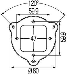 Holder HELLA 9XD 161 119-017