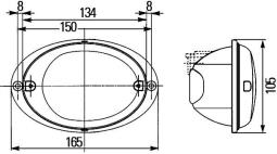 Direction Indicator HELLA 2BE 343 130-657