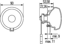 Tail Light Assembly HELLA 2SB 965 039-137