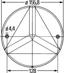 Reflector HELLA 8RA 343 220-017