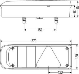 Tail Light Assembly Hella 2VP 340 931-161