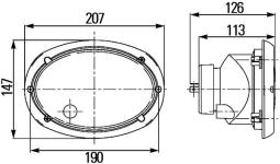 Headlight Hella 1AB 996 157-091