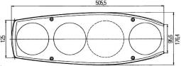 Tail Light Assembly Hella 2VP 341 419-121