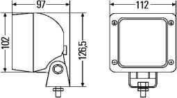Reverse Light Hella 2ZR 997 506-621