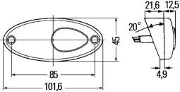 Position Light HELLA 2PF 964 295-257