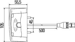 Licence Plate Light HELLA 2KA 340 828-001