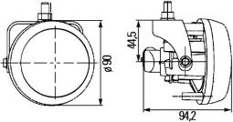 Cornering Light Hella 1N0 009 295-021