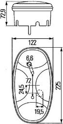 Tail Light Assembly HELLA 2VP 343 640-277