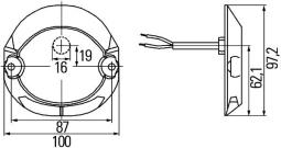 Direction Indicator Hella 2BA 009 204-051
