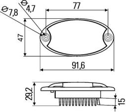 Interior Light Hella 2JA 343 570-011