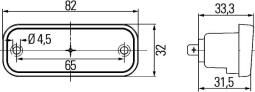 Clearance Light HELLA 2XS 003 738-037