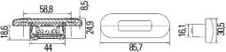 Door Entry Light HELLA 2XT 959 680-612