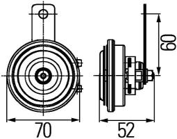 Signal Horn HELLA 3AL 922 196-011