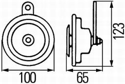 Signal Horn HELLA 3AL 922 300-207