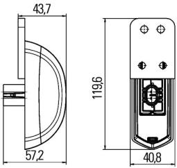 Clearance Light HELLA 2XS 205 020-131