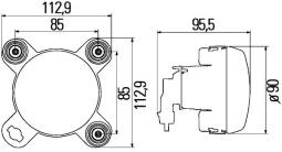 Headlight Hella 1K0 247 043-031