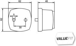 Tail Light HELLA 2TM 357 012-011