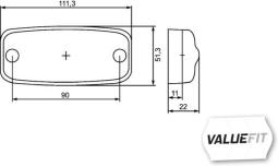 Tail Light HELLA 2TM 357 008-021