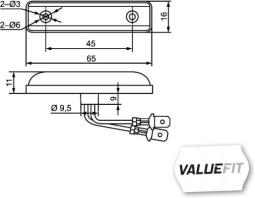 Position Light HELLA 2PG 357 010-121