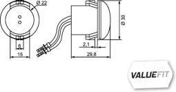 Side Marker Light HELLA 2PS 357 011-001