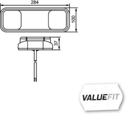 Tail Light Assembly Hella 2VP 357 018-001