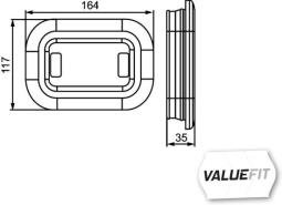 Tail Light Assembly HELLA 2SB 357 025-001