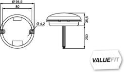 Tail Light Assembly HELLA 2SD 357 028-001