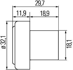 Position Light HELLA 2PF 340 825-057