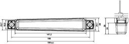 Direction Indicator Hella 2BA 012 846-201