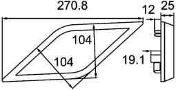 Rear Fog Light Hella 2NR 013 345-241