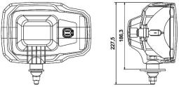 Headlight Hella 1EA 328 450-511