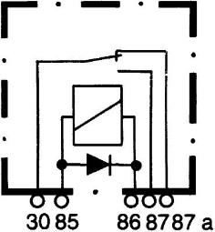 Relay, main current HELLA 4RD 933 332-097