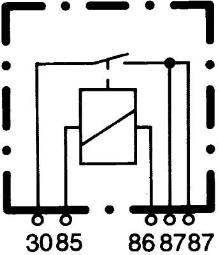 Relay, main current HELLA 4RA 933 791-061