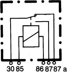 Relay, main current HELLA 4RD 933 332-237