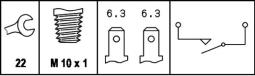 Stop Light Switch HELLA 6DL 003 262-001