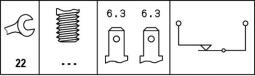 Stop Light Switch HELLA 6DF 003 263-071